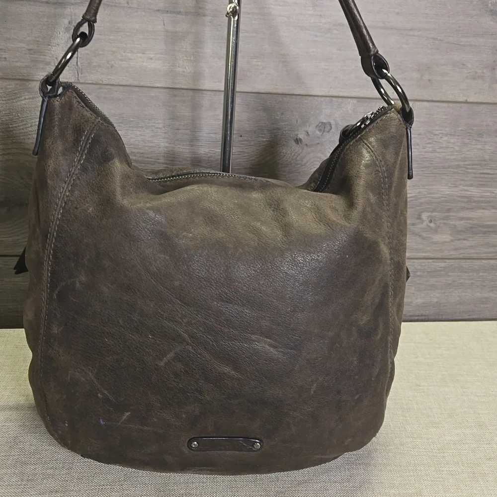 Frye and Co. Brown Studded Leather Women's Bag - Picture 4 of 11